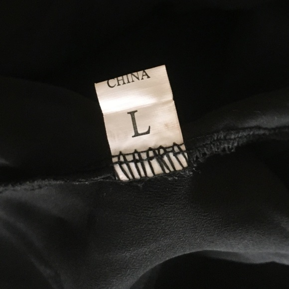 NWOT Sheer black tank top - Picture 3 of 4